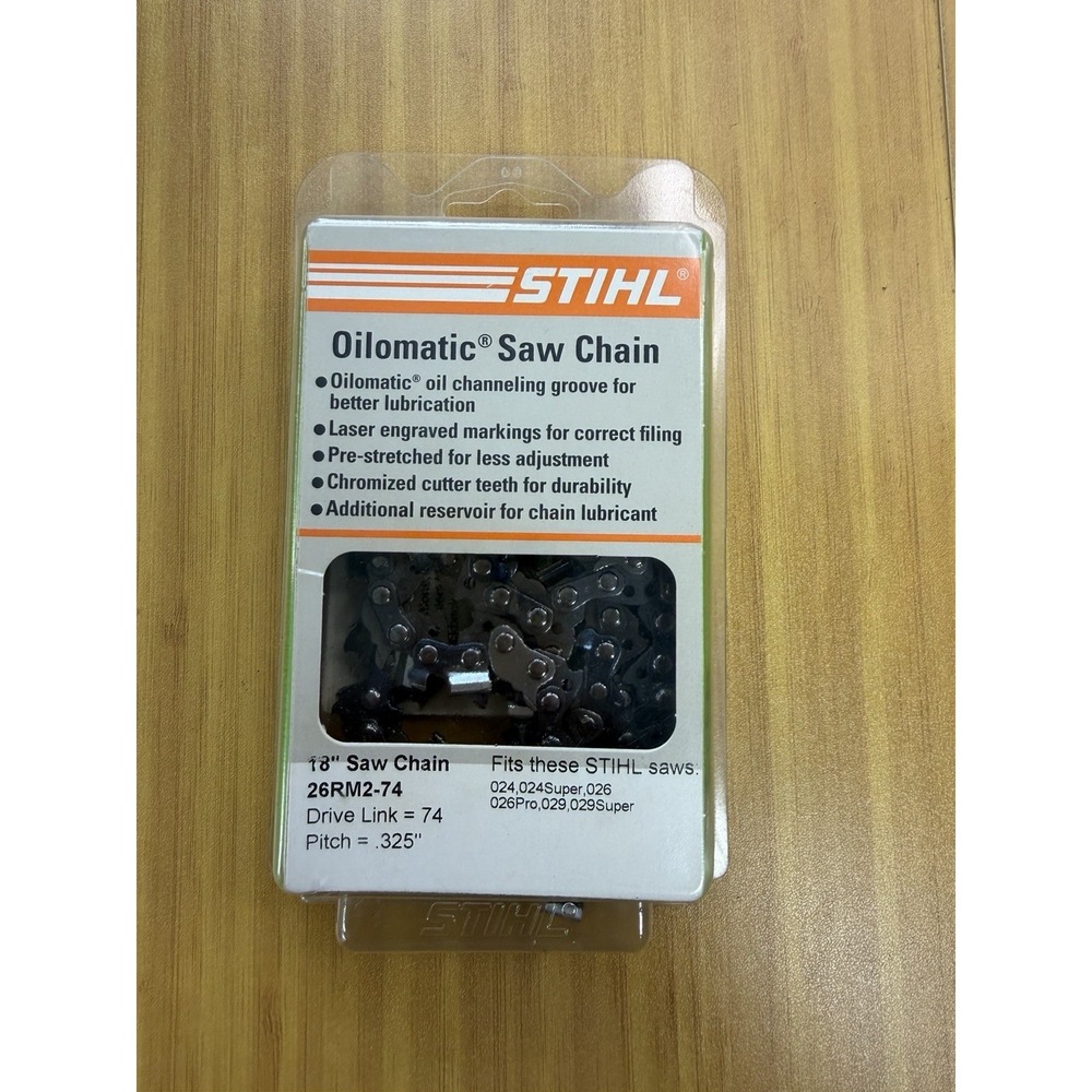 26RM2-74 STIHL NEW CHAINSAW CHAIN SAW 18 in. .325 18 INCH BLADE